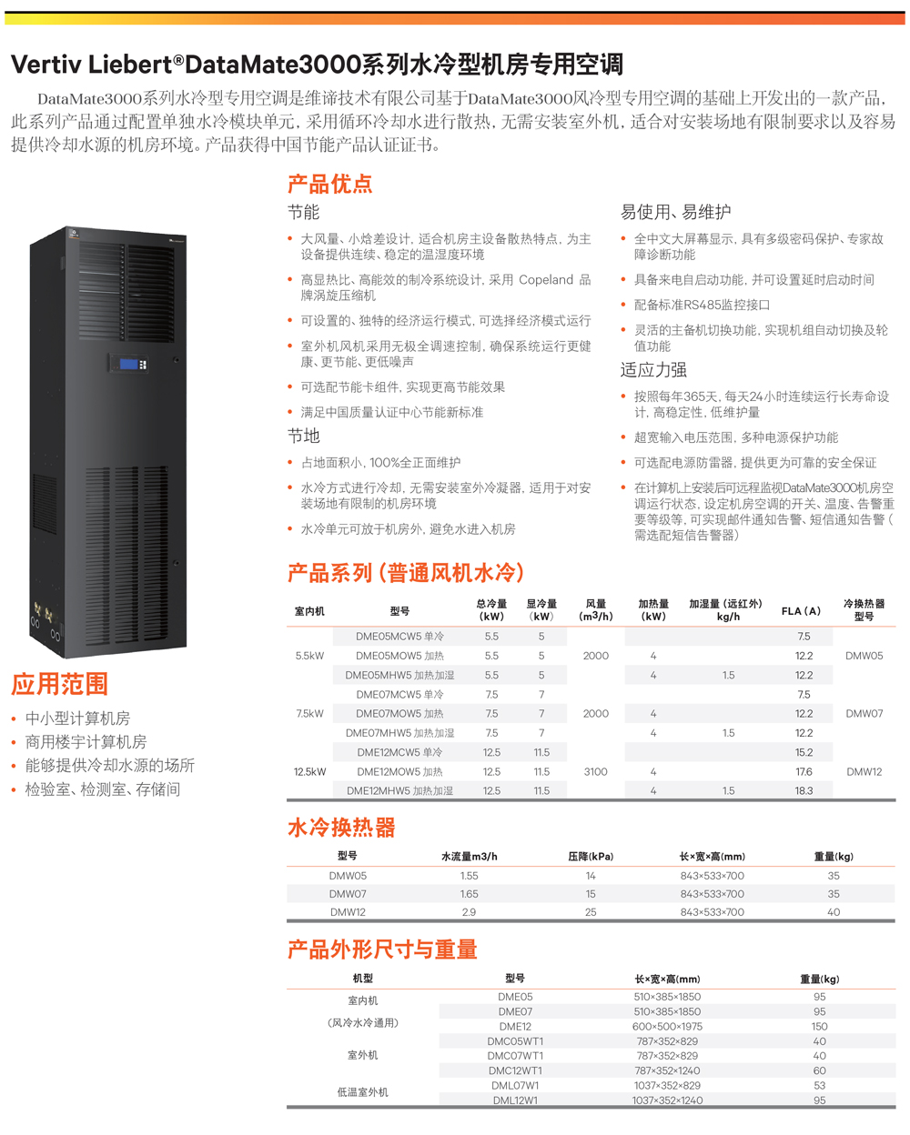 SBLiebert DataMate3000ϵЙC(zhun)ÿ{g(sh)